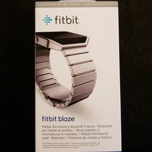 Fitbit blaze metal accessory band & frame